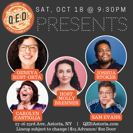 QED Presents (10/18 9:30)