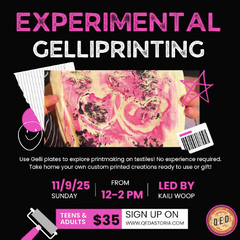 Experimental Gelliprinting Workshop