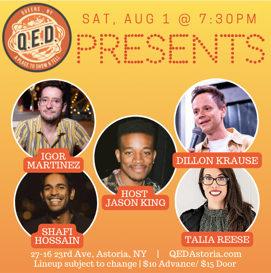 QED Presents (8/1 7:30)