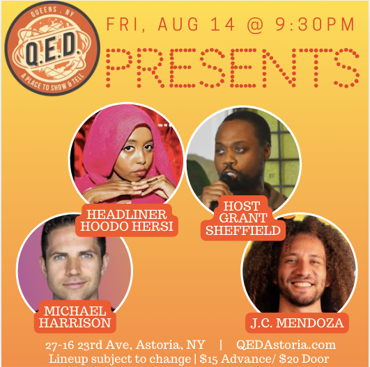 QED Presents (8/14 9:30)