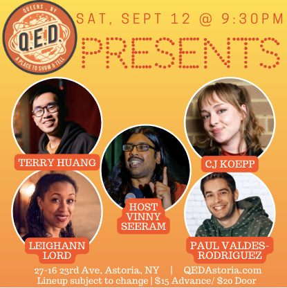 QED Presents (9/12 9:30)