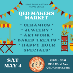 QED Makers Market & Shop Small Astoria Retail Crawl