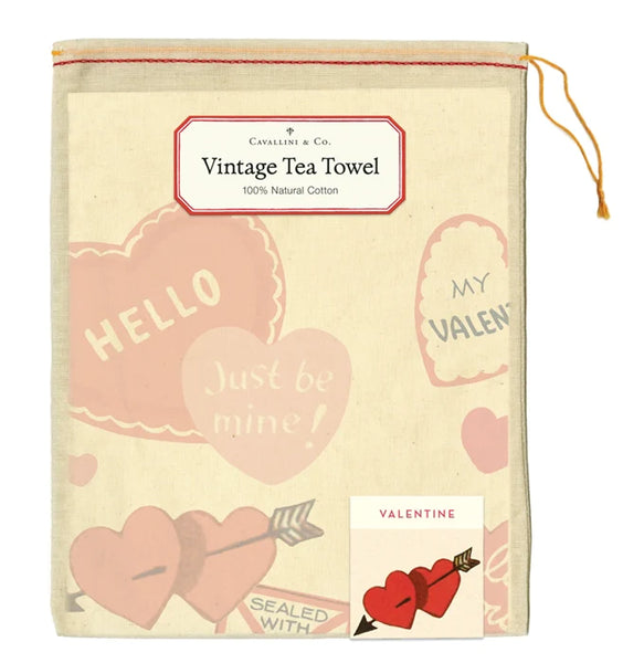 Valentine Tea Towel