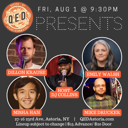 QED Presents (8/1 9:30)