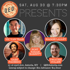 QED Presents (8/30 7:30)