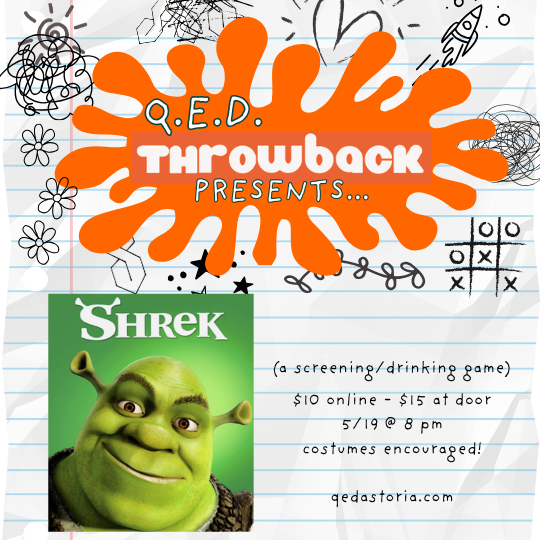 Q-E-DCOM! Screening & Drinking Game