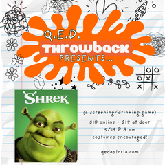 Q-E-DCOM! Screening & Drinking Game