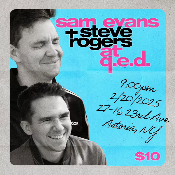 Sam Evans & Steve Rogers at QED