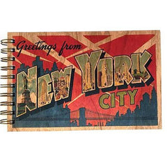 Wood Bound Journal Greetings from New York