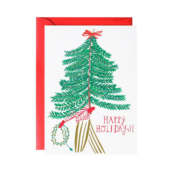 Charlie's Tree Holiday Greeting Card (Boxed)