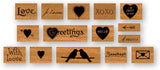 Rubber Stamps Set - Love