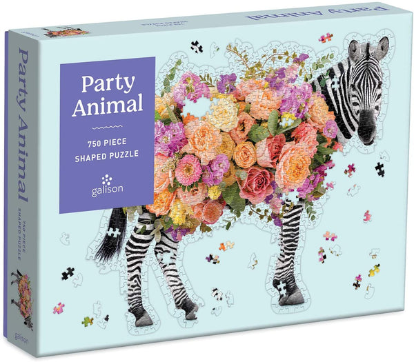 Party Animal Shaped 750-Piece Jigsaw Puzzle