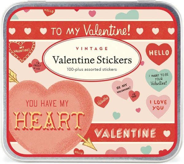 Vintage Valentine's Stickers