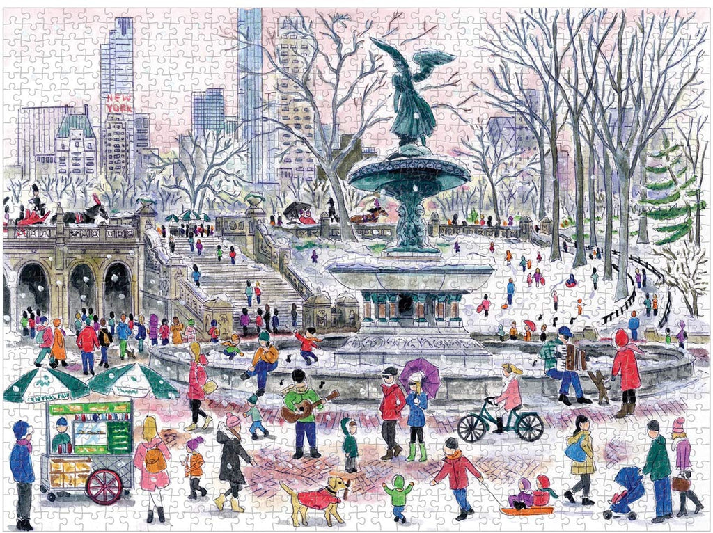Michael Storrings Bethesda Fountain 1000 Piece Jigsaw Puzzle