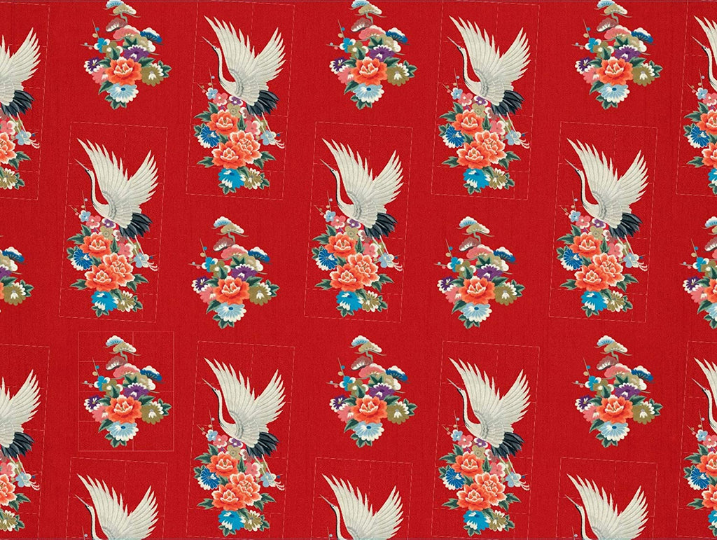 Japanese Kimono Gift Wrapping Papers: 12 Sheets of 18 x 24 inch