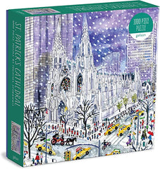 Michael Storrings St. Patrick’s Cathedral Puzzle, 1000 Pieces, 27” x 20”