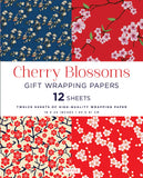 Cherry Blossoms Gift Wrapping Papers: 12 Sheets of 18 x 24 inch Wrapping Paper
