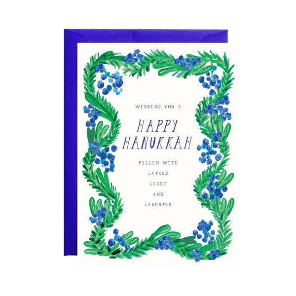 Latkes + Light Hanukkah Holiday Greeting Card (Boxed Set)