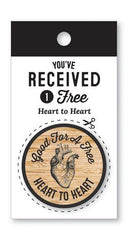 Heart to Heart Wooden Nickel - Coupon Coin